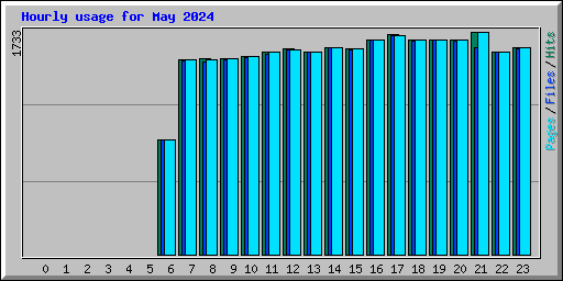 Hourly usage for May 2024